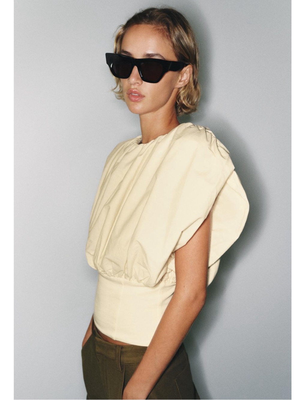 Zara COMBINED BALLOON TOP